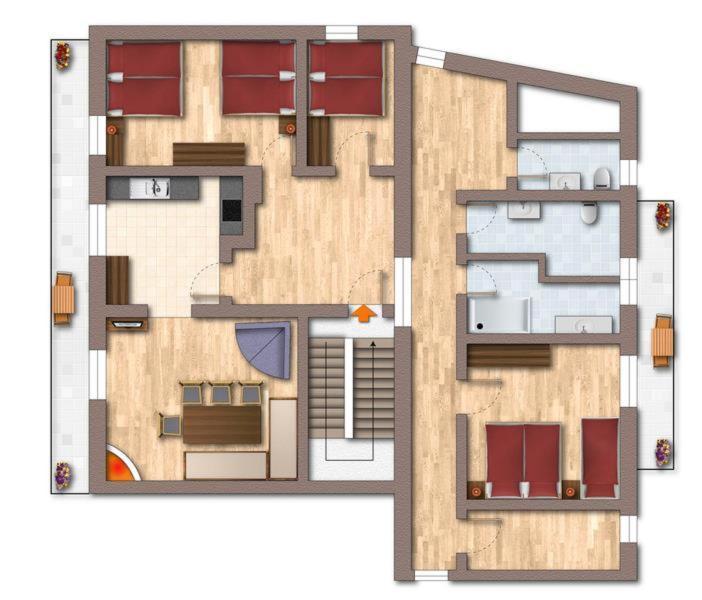 Appartement Andrea Hauser - Riedltischler Zell am Ziller Exterior photo